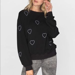 CHRLDR super soft heart sweater
